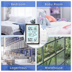 Geevon Large Display Digital Thermometer Hygrometer, Accurate Indoor Outdoor - Image 8
