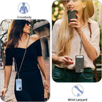 CACOE Phone Lanyard 2 Pcs-1 Pcs Adjustable Neck Strap, Universal Crossbody - Image 8