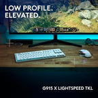 Logitech G915 X Lightspeed TKL Wireless Mechanical Gaming Keyboard, Double-Shot - Image 2