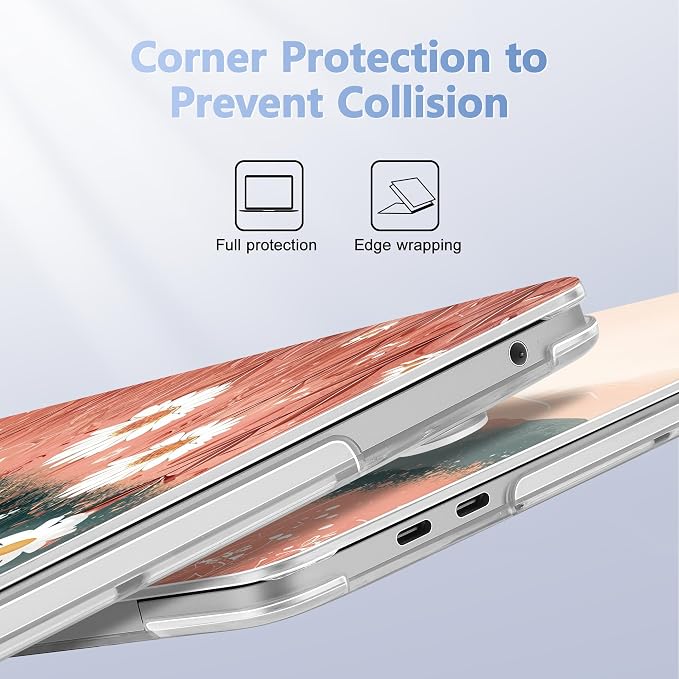 Case for MacBook Pro 13 inch with/Without Touch Bar, Hard Shell + Keyboard - Image 3