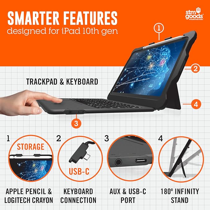 STM Goods Dux Keyboard Trackpad USB-C - Image 4
