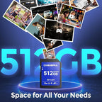 512GB LSU100 SDXC UHS-II Memory Card - Image 3