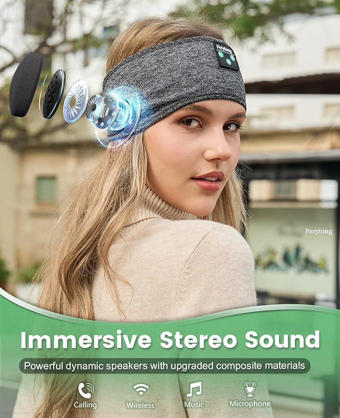 Perytong Sleep Headphones, Air Travel, Meditation - Image 4