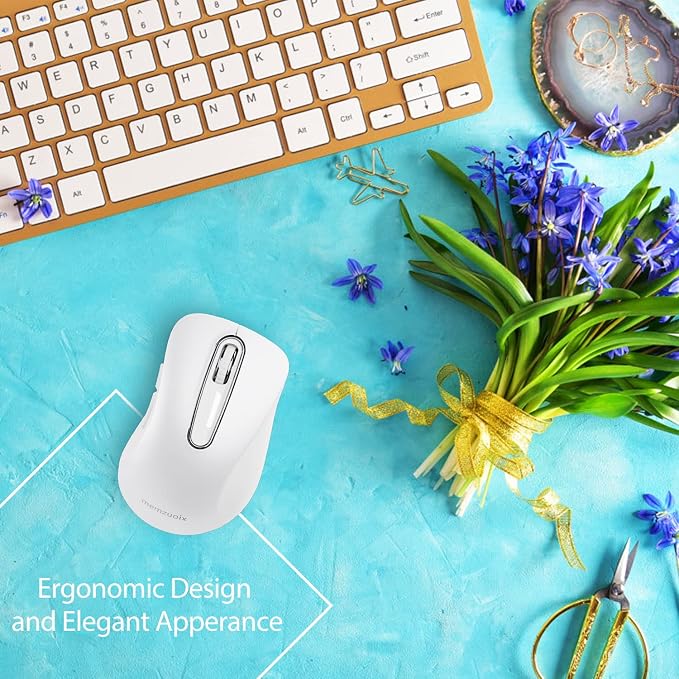 memzuoix 2.4G Wireless Mouse, 1400 DPI Computer Mice - Image 6