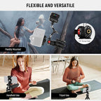 NEEWER Camera Tripod with Remote, Mini Flexible Vlog Phone Tripod Stand with - Image 11