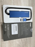 USB Hub, USB 3.0 Hub Aluminum Alloy Ultra Slim USB Splitter, Portable 4 Port - Image 9