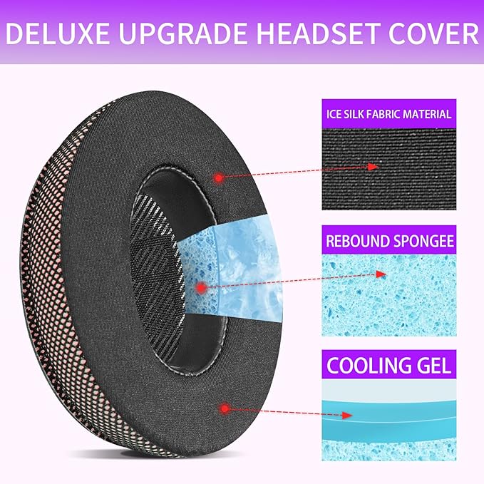 Ice Gel Headphones Replacement Ear Pads - Image 2