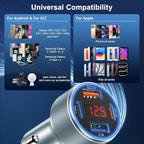 Car Charger USB C, Besgoods 65W 4-Port USB Cigarette Lighter Adapter - Image 7