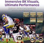 Fosmon HDMI 8K Bi-Directional Switch, Support 8K@60Hz 4K@120Hz HDR10+ HDCP 2.3 - Image 2
