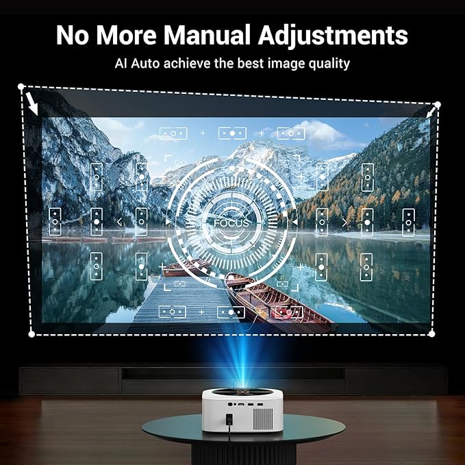 HAPPRUN 1500 ANSI Lumens Outdoor Projector - Image 4