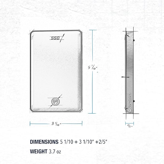 8TB External SSD USB-C Portable Solid State Drive | 3D NAND Flash | Rapid - Image 5