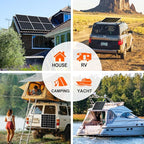 DOKIO 150W 18V Monocrystalline Solar Panel - Image 7