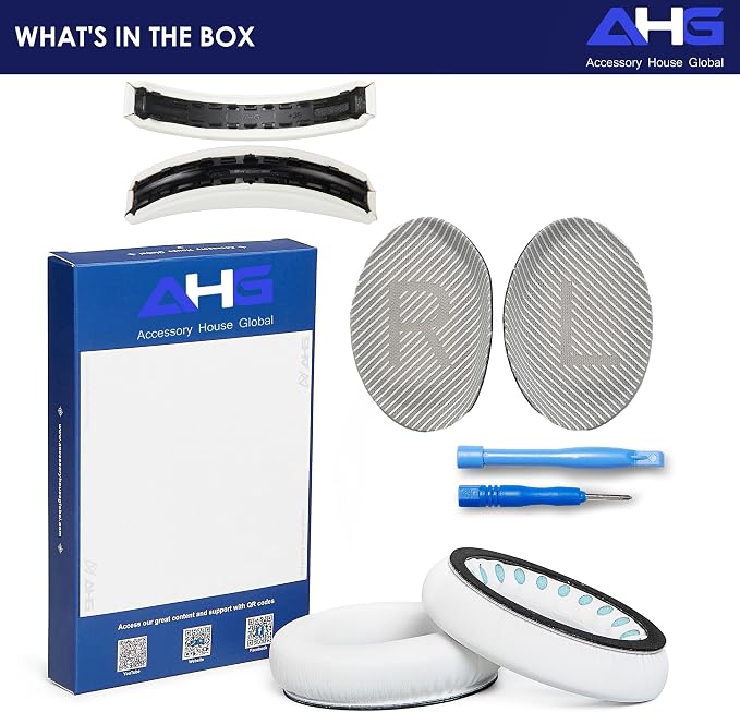 Replacement QC Ear Pad and Headband Pad Kit Cushion. Compatible - Image 9