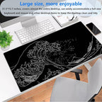 Japanese Great Wave Off Kanagawa Gaming Mouse Pad - Image 2