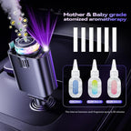 Retractable Car Charger with Aromatherapy and Starlight, 5 in 1 USB C Car - Image 2