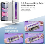 2 Pack Matte Screen Protector for iPhone 11 and iPhon XR 6.1-Inch Auto Dust - Image 3