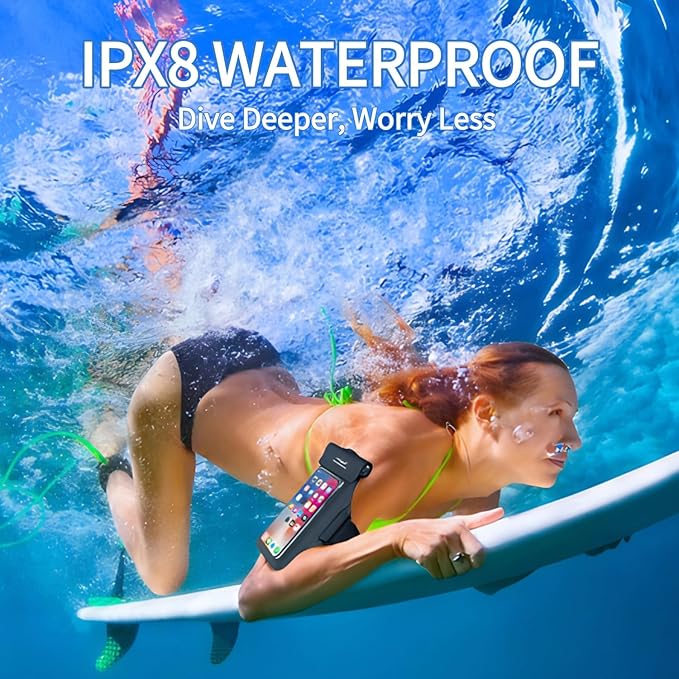 2-in-1 Underwater Waterproof Phone Pouch &Phone Armband - Image 3