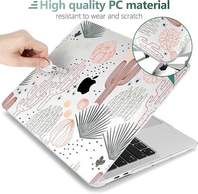 MEEgoodo Case for MacBook Pro 13 inch, Laptop Hard Shell Case - Image 3