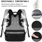 Laptop Backpack, Business Travel Anti Theft Slim Durable Laptops Backpack - Image 5