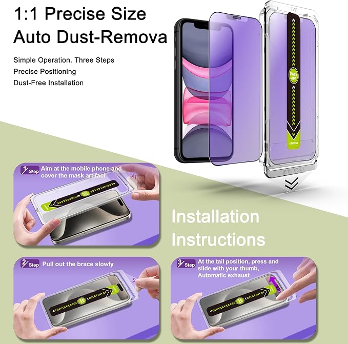 9H Tempered Glass, Anti-Glare, Full Coverage, Anti-Fingerprint, Auto Dust - Image 3