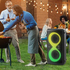 Monster Cycle Plus Bluetooth Speaker, 380W High Power Portable Party Speaker - Image 2