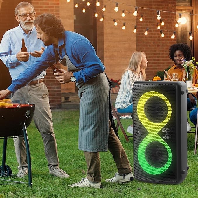 Monster Cycle Plus Bluetooth Speaker, 380W High Power Portable Party Speaker - Image 2