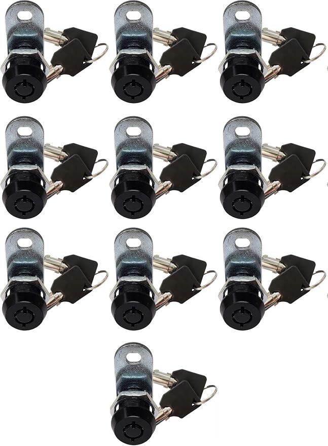 Admiral Locks Tubular Cam Lock, Keyed Alike Removable Key RV Compartment by AdmiralLocks