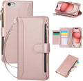 Compatible with iPhone 7/8/SE 2020/SE 2022 Wallet Case PU Leather Shockproof by KYFSJPT