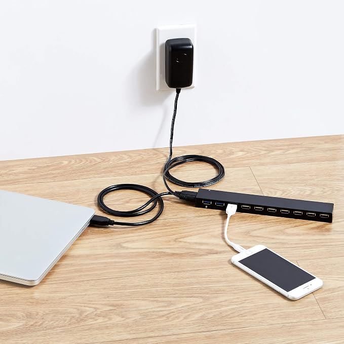 Amazon Basics USB 3.0, 10 Port HUB - Image 5