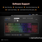 TECWARE Phantom+ Elite 87 Key RGB Mechanical Gaming Keyboard, LED Backlit - Image 5