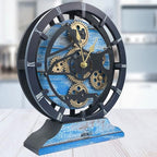 The Gears Clock Desk Clock 10 inches by THEGEARSCLOCK