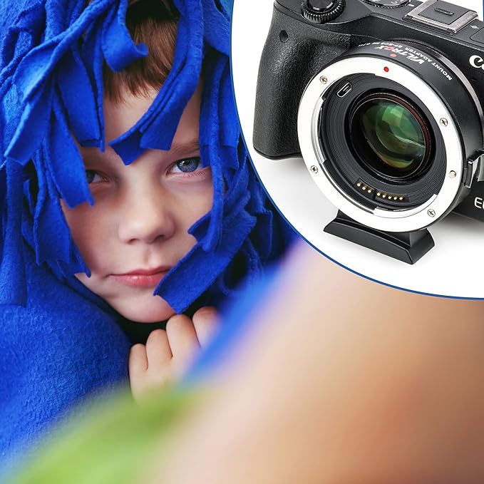 VILTROX EF-EOS M2 Auto Focus Lens Adapter 0.71x Reducer Speed Booster - Image 6