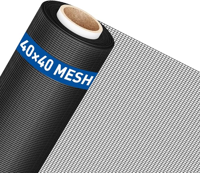 MAGZO Window Screen Replacement Mesh Roll, 37.4in × 16.4ft Upgraded Dual by MAGZO