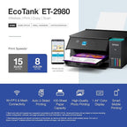 Epson EcoTank ET-2980 Wireless All-in-One Color Supertank Printer - Image 5