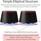 SW102 Computer Speakers, Deep Bass in Small Body, Stereo 2.0 USB Powered 3.5mm - Image 3