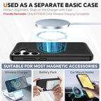 TUCCH Wallet Case for Galaxy S25, Removable 2 in 1 RFID Blocking Wrist Strap - Image 4