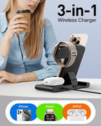 2025 Wireless Charger for Apple and Android Charging Station, 3 in 1 Fast Max - Image 7