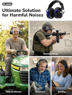 Dr.meter Noise Reduction Ear Muffs, SNR31dB Hearing Protection Sensory Earmuffs - Image 7