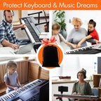 61 Keys Piano Keyboard Dust Cover, Music Stretchy Electronic DirtProof Keyboard - Image 7