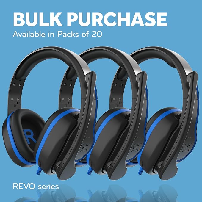 ThinkWrite Technologies TWT Audio REVO Headset, Premium Wired Over-Ear Headset - Image 3