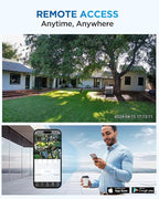 4COVR IP Security Camera System PoE Built-in Mic, 8CH 4K H.265 NVR - Image 4