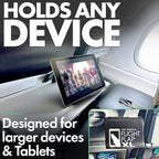 Airplane Tablet Holder, Extra Large 12x7” Flexible Cell Phone and Tablet Holder - Image 4
