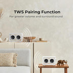 Cassette Portable Bluetooth Speaker, 16W Minimalist Speakers Bluetooth Wireless - Image 5