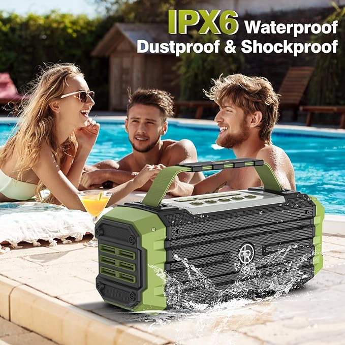 Portable Bluetooth Speaker 120W Peak 80W Wireless Speakers, TWS Pairing - Image 3
