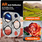 Camera Lens Protector for iPhone 16 Pro Max/16 Pro/15 Pro Max/15 Pro/14 Pro - Image 4