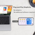 YPANX 1 TB Pro Portable SSD, 1000MB/s Speed, USB 3.2 Gen 2 + Type C Dual-Port - Image 5
