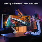 AVLT Single 34”-57” Monitor Arm Desk Mount fits One 44 lbs Heavy Duty Screen - Image 2