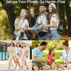 3-in-1 Adjustable Phone Lanyard Crossbody Cell Phone Neck Strap Universal - Image 4