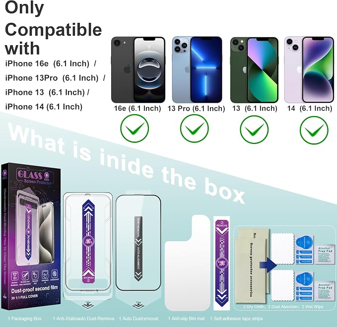 2 Pack Screen Protector Tempered Glass - Image 2