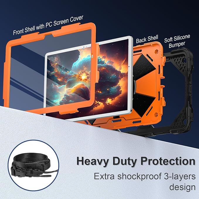 for Galaxy Tab A9 Plus Case 11 Inch, Rugged Case - Image 2